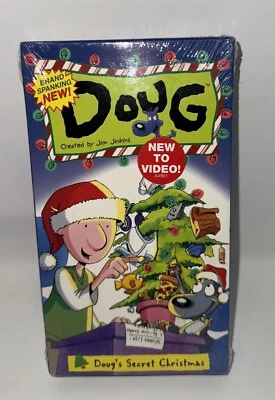 DOUG'S SECRET CHRISTMAS (VHS, 1997) - Disney - Authentic Factory Sealed - NEW - Image 1 of 4