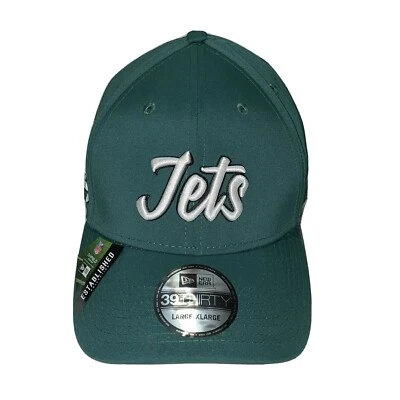 Gorra New York Jets New Era 39Thirty Stretch 2019 Home Sideline años 60 sombrero Foto 1 de 4
