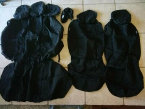 Juego completo de funda de asiento FH Group FB083115 NEGRA, neopreno impermeable, negra - Imagen 1 de 11