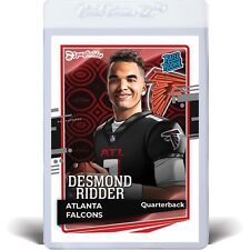Desmond Ridder | Atlanta Falcons | Custom Rookie Trading Card "Read Description"
