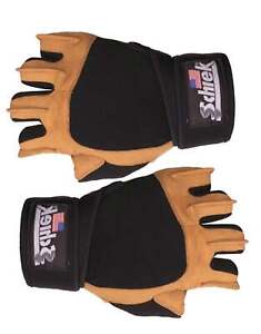 Schiek 425 Power Gel Workout Weightlifting Gloves Wrist Wraps ALL SIZE Lifting
