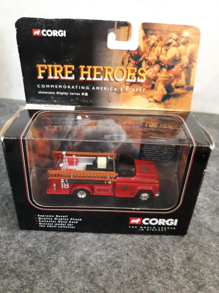 Corgi Fire Hero 1966 GMC Chicago Engine #18 Fire Pumper #CS - Image 1 of 4