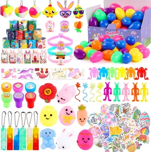 Easter Basket Stuffers Easter Eggs - 153 PCS Easter Egg Fillers Small Toys Prize - Picture 1 of 12
