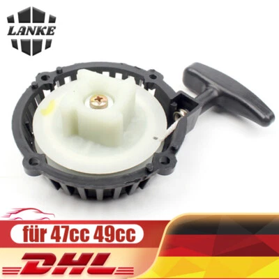 MARKENLOS Seilzugstarter Pull Starter Pullstarter für 47cc 49cc Mini Pocket Quad Dirt Bike