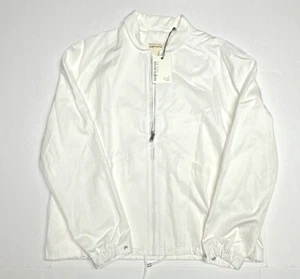 Ted Baker Mens Size 5 XL Derbys Shawl Harrington Jacket Full Zip Bomber White - Picture 1 of 5