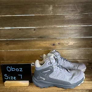 Nuevas Botas de Senderismo al Tobillo Gris Impermeables Medianas Oboz Katabatic para Mujer Nuevas sin Caja Talla 7 M - Imagen 1 de 5