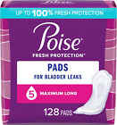 Incontinence Pads & Postpartum Incontinence Pads, 5 Drop Maximum Absorbency, Lon