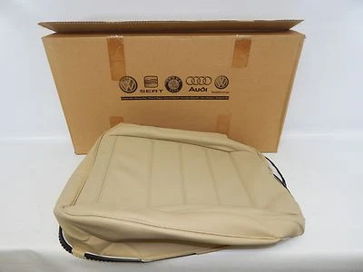 New OEM 2004-2008 VW Touareg Seat Cushion Cover Rear Left Side Leather Beige - Image 1 of 4