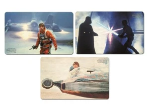 Star Wars - Luke Skywalker Darth Vader Frühstücksbrettchen Brotbrett 3er Set - Picture 1 of 1