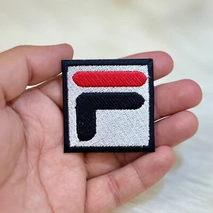 Popular Sportswear Brand F logo embroidered patch iron on badge clothing sewn on - Picture 1 of 3