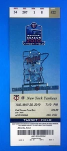 Derek Jeter Home Run #229 Full 2010 Ticket New York Yankees / Twins 25.05.10 - Bild 1 von 4