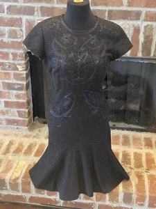 Marchesa Voyage Freizeitkleid Damen Blau S Schwarz - Bild 1 von 6
