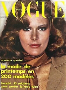 VOGUE Magazine Paris 1975 CHRIS O'CONNOR Helmut Newton GUY BOURDIN De La Falaise - Imagen 1 de 7