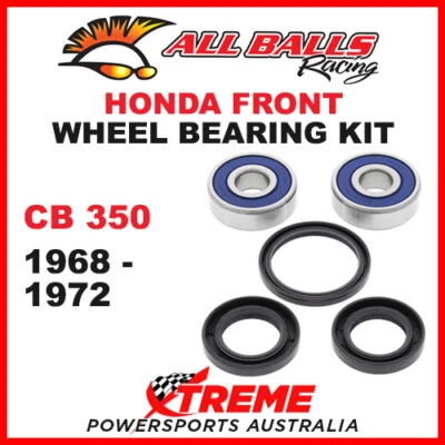 25-1319 Honda CB350 CB 350 1968-1972 Front Wheel Bearing Kit - Image 1 of 2