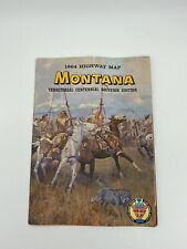 vintage Montana 1964 Road map Souvenir Edition