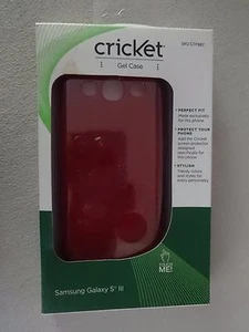 Cricket Samsung Galaxy S III Gel Case Pink SKU CTP887 Brand New - Picture 1 of 2