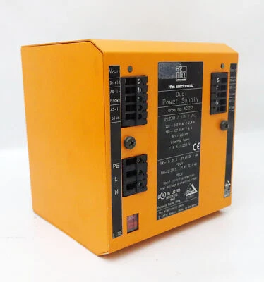 IFM ELECTRONIC AC1212 PowerSupply 230VAC 2x4A -used- - Bild 1 von 3