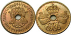 Elf Neuguinea Britisch 1 Penny 1936 Edward VIII