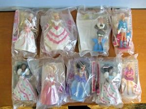 9 1992 MCDONALD'S BARBIES WITH HAIR YOU CAN STYLE HAPPY MEAL TOYS - HOLLYWOOD - Picture 1 of 2