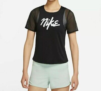 Nike Women’s Black Large Running T Shirt New With Tags • 12.36€