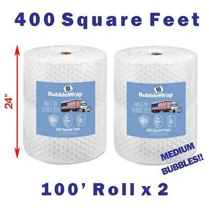 24" Medium (5/16) American Bubble Boy Bubble Wrap - 400 Square feet - Picture 1 of 3
