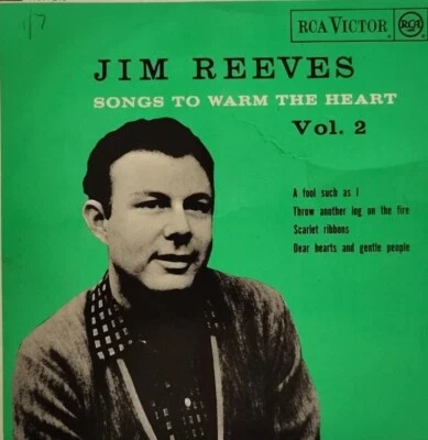 Jim Reeves-Songs To Warm The Heart Volume 2 Vinyl 7" EP Single.1959 RCA RCX 215. - Image 1 of 4