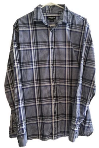 CLAIBORNE MENS LONG SLEEVE SIZE LARGE L SLIM FIT STRIPED BUTTON DOWN - Picture 1 of 3