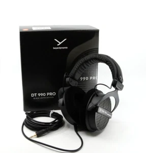 beyerdynamic DT 990 PRO 80 Ohm Over-Ear Studio Headphones -BLACK LIMITED EDITION - Picture 1 of 8