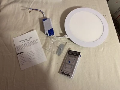 iluminación empotrada LED, caja de 4, aproximadamente 7 1/12" a través de OD Foto 1 de 4