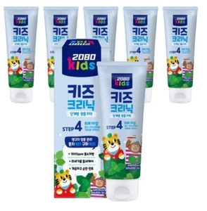 Dentifricio coreano 2080 bambini denti clinica passo 4 80 g 6ea bambino bambino xilitolo come nuovo - Foto 1 di 7