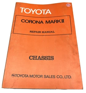 Toyota Repair Manual Corona MARK II Chassis 1972 - Imagen 1 de 8