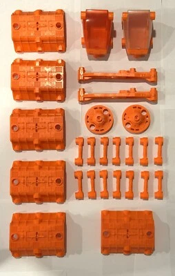 Vintage Robotix Building System lot of 26 Parts & Pieces - Milton Bradley - Image 1 of 4