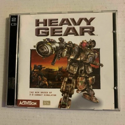 Heavy Gear - 1997 PC Cdrom Game Activision Win 95 2cd With Manual - Image 1 of 4