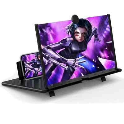 20 Inch Screen Magnifier Acrylic Foldable Phone Stand for Movies and Gaming - Image 1 of 4