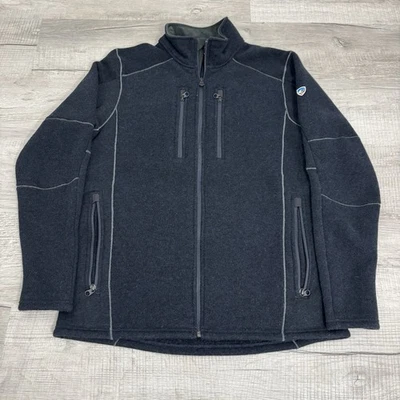 Kuhl Dark Grey Full Zip Fleece Interceptor Jacket Mens Medium - Image 1 of 4