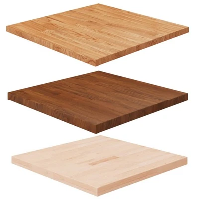 Tischplatte Quadratisch Massivholzplatte Eichenplatte Beistelltisch Holzplatte - Bild 1 von 4