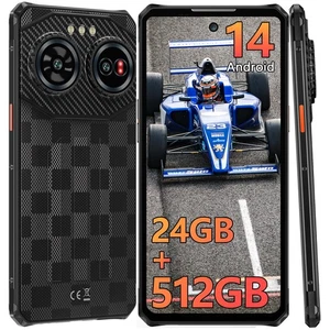 Air3 Rugged Smartphone Unlocked- 24GB+512GB Cell Phone, 6.6'' Dynamic Island ... - Picture 1 of 6