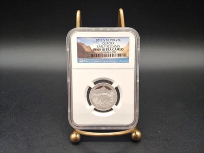 2011 "S" Glacier Quarter 25c Silver - NGC PF69 Ultra Cameo E.R. - FREE Shipping! - Image 1 of 4