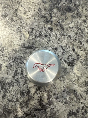 Botão de mudança de tarugo cavalo de corrida vermelho vários anos Ford Mustang 1/2-20 fios - Imagem 1 de 4