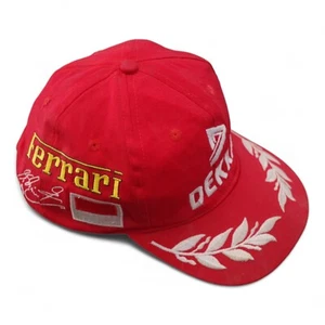Michael Schumacher DEKRA Ferrari F1 Formula 1 Vintage Hat Cap One Size Signature - Picture 1 of 10