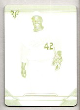 2021 Topps Triple Threads Baseball Printing Plate Yellow #60 Jackie Robinson 1/1