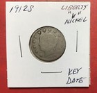 1912S US LIBERTY "V" Nickel! KEY DATE! "San Francisco" Mint! Old US Coin!