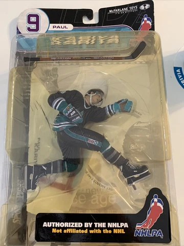 2000 McFarlane's Sports Picks Paul Kariya, #9, NHLPA Action Figure- NEW/SEALED Cover