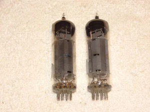 2 x 6BQ5/EL84 Amperex Tubes*Very Strong Matched Pair*D-Getters*#5 - Picture 1 of 4