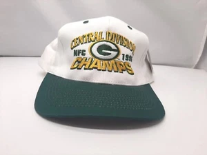Vintage Green Bay Packers 1996 NFC Central Div Champs Adjustable Snapback Hat - Picture 1 of 7
