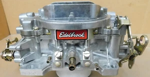 Edelbrock 1405 Performer 600 CFM Carb, Man Choke, Sec Air Valve, #8172 - Picture 1 of 6