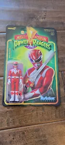 2021 SDCC SUPER7 REAKTIONSFIGUR MIGHTY POWER RANGERS RED RANGER KAMPF BESCHÄDIGT - Bild 1 von 1