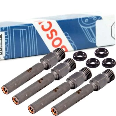 4x Bosch 0437502015 Fuel Injector + Gasket for Ford Porsche 924 Volvo 240 740 - Image 1 of 4