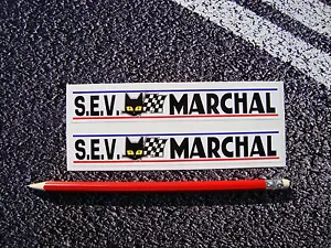 SEV MARCHAL Style Stickers 152mm F1 Lemans Ford GT40 1968 Classic Racing Gurney - Picture 1 of 1