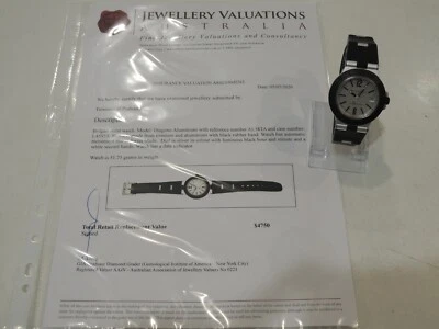 Bvlgari Diagono Aluminum 38mm Silver Dial Date Automatic Ref. AL38TA - Image 1 of 4